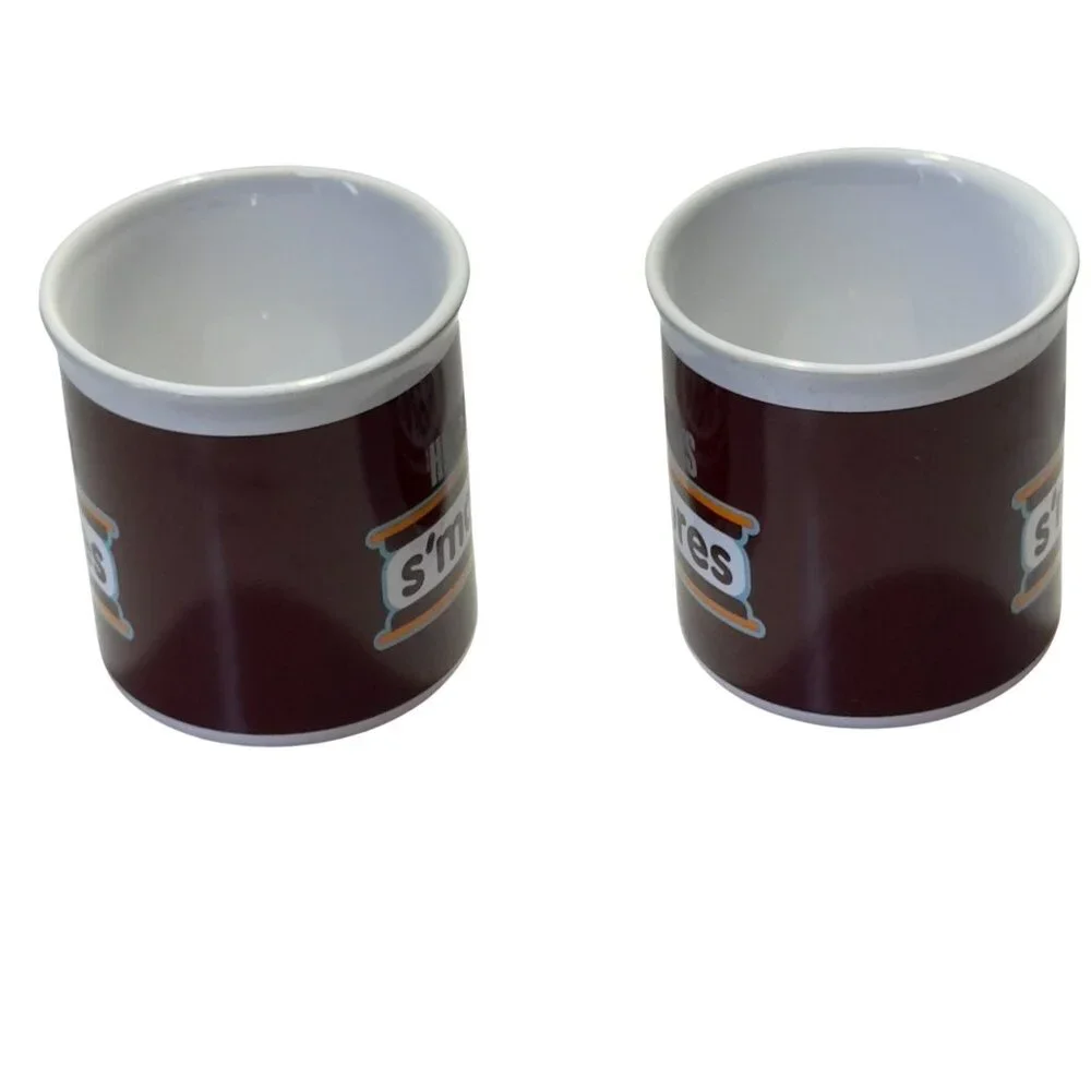 Hersheys Smores Ceramic Mug Set Of 2 Dishwasher & Microwave Safe